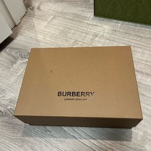 Burberry Box with dust bag and ribbon